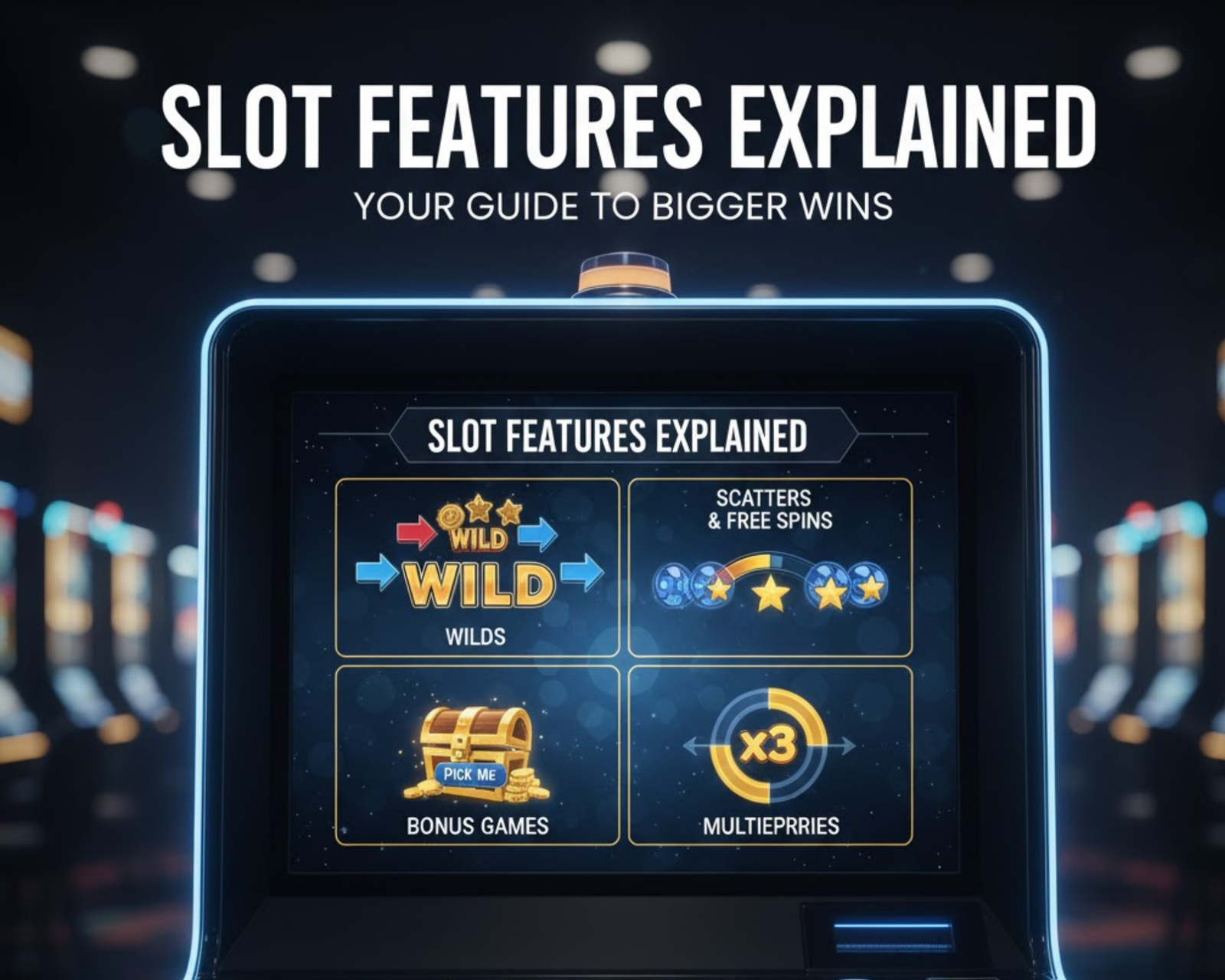 Slot Features Explained: A Review of Free Spins, Multipliers & Bonus Rounds